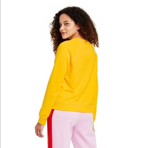 LEGO Minifigure Embroidered Sweatshirt- Yellow S - Picture 2 of 7